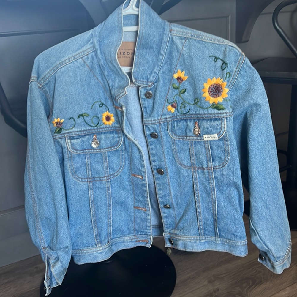 Arizona Jean Company Denim Jacket. Youth Large.